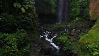 Waterfall ambient scene background for the Pomodoro timer